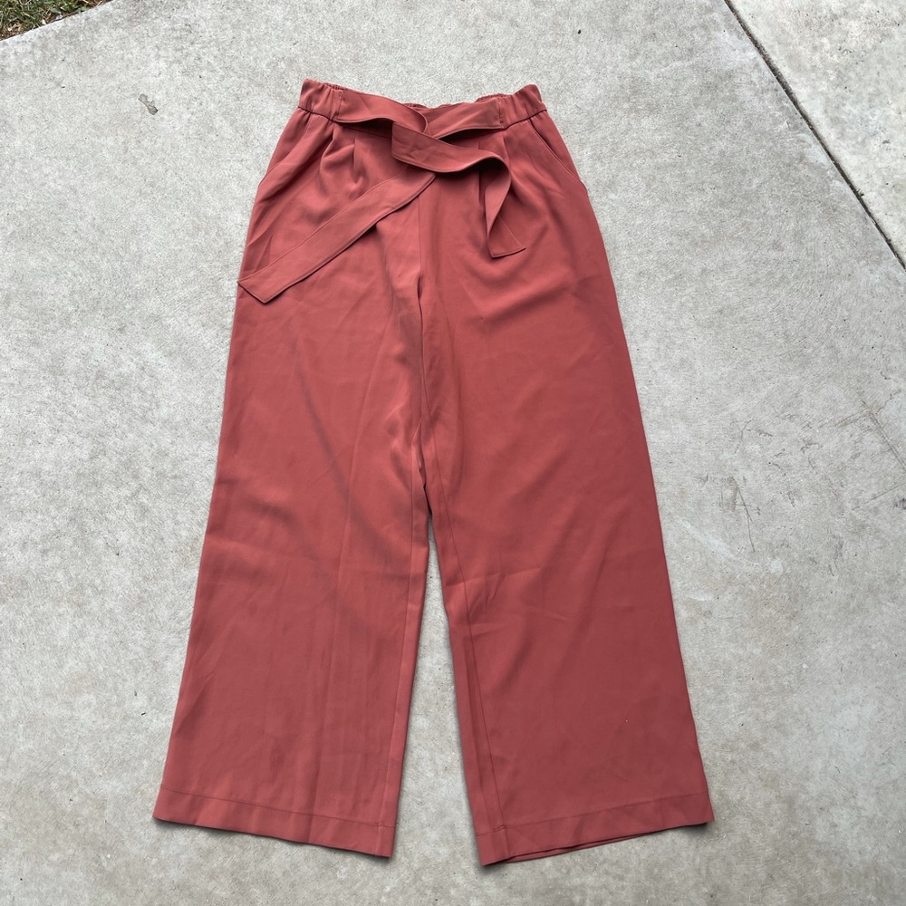 Lululemon Nior Flare Dress Pants Wide Leg Tie Waist